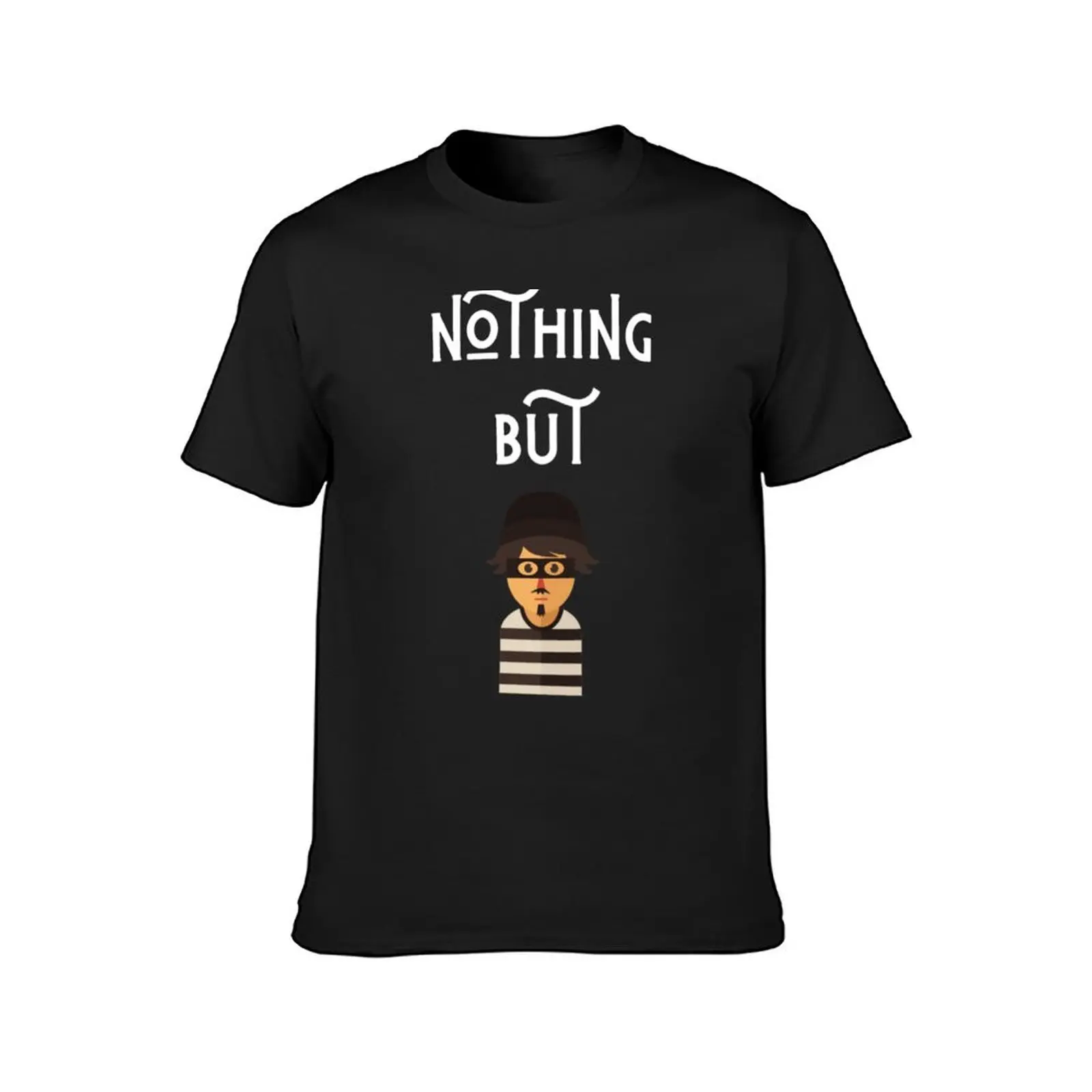 Nothing But Thieves black T-Shirt anime oversized plain t shirts men