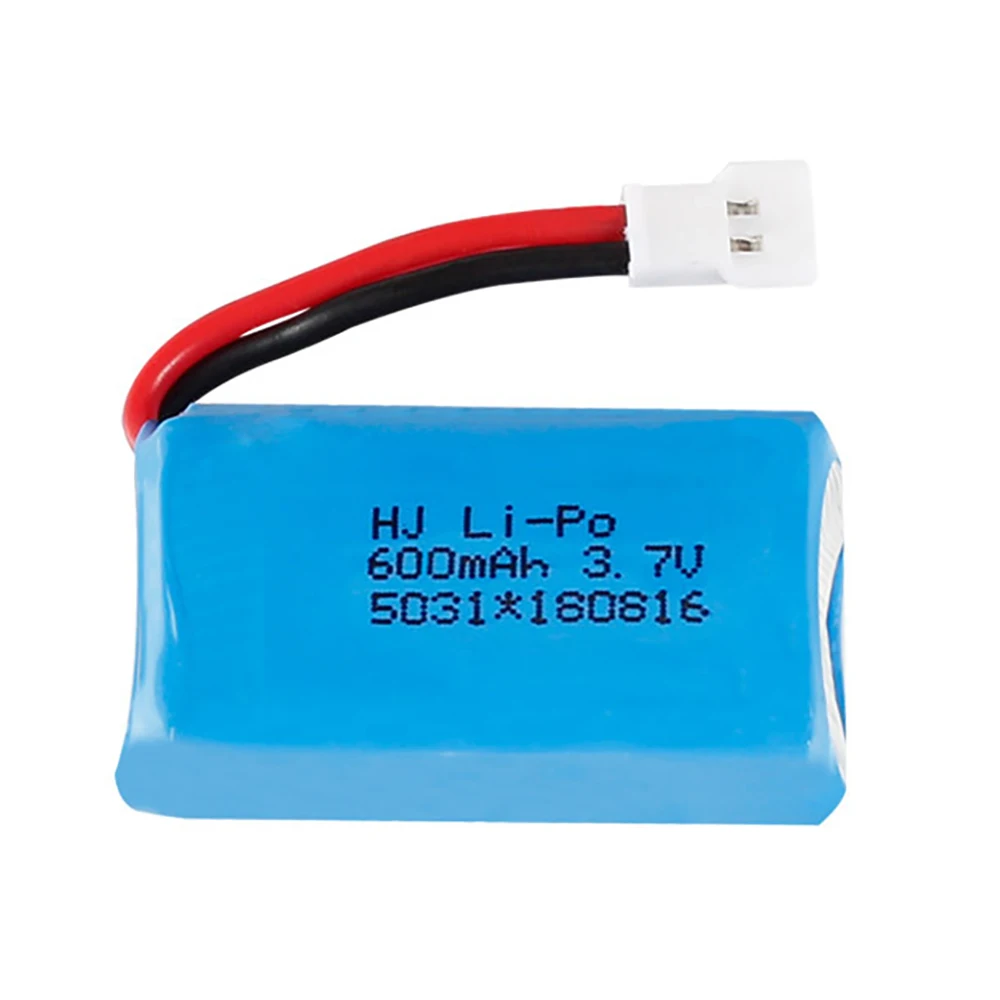 2 pz/lotto 1 PZ 3,7 V 600 mAh 752030   Batteria Lipo 25c per pezzo di ricambio drone quadricottero aereo Syma X9 X9S RC