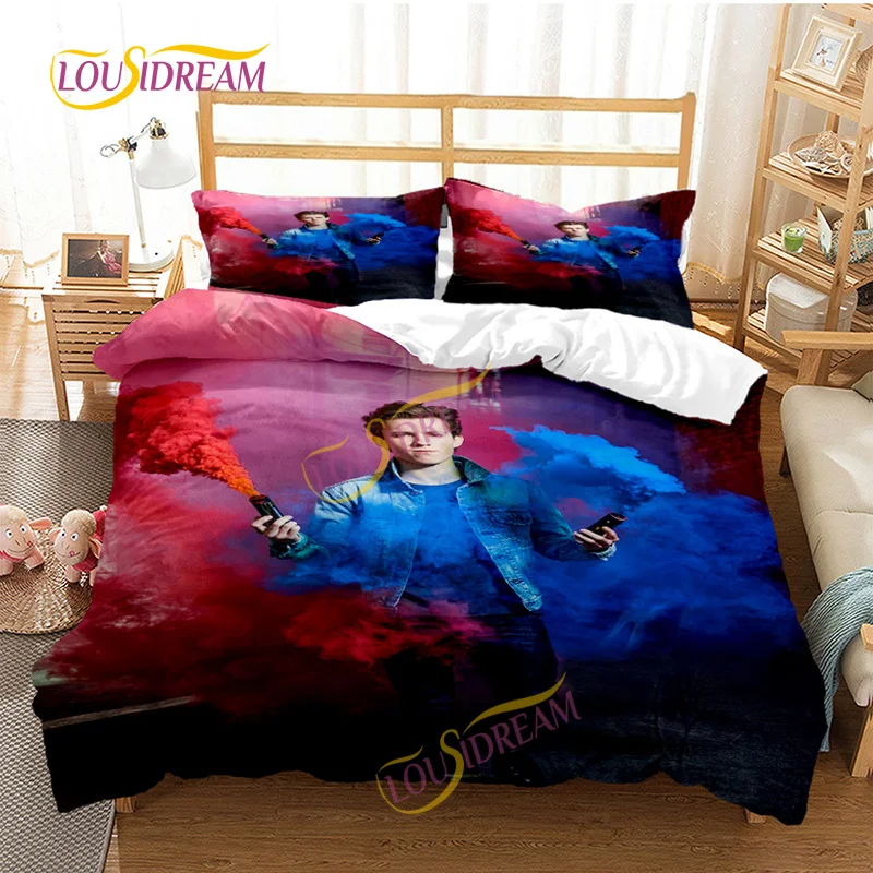 Bedding Set Duvet Set Tom Holland Bedding Set Digital Print Bed Sheet Large Fashion Design Thomas Stanley Holland Bed Sheet