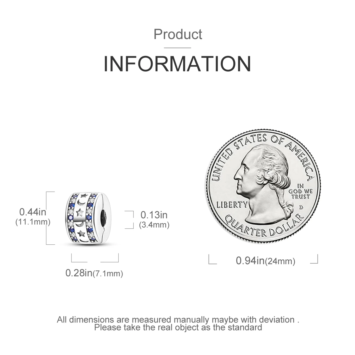 Charms passend für Originalperlen, 925er Sterlingsilber-Clip-Charms, Zirkon-Silikon-Abstandshalterperlen, passend für Armbänder, Damen-DIY-Geschenk – Detail 14