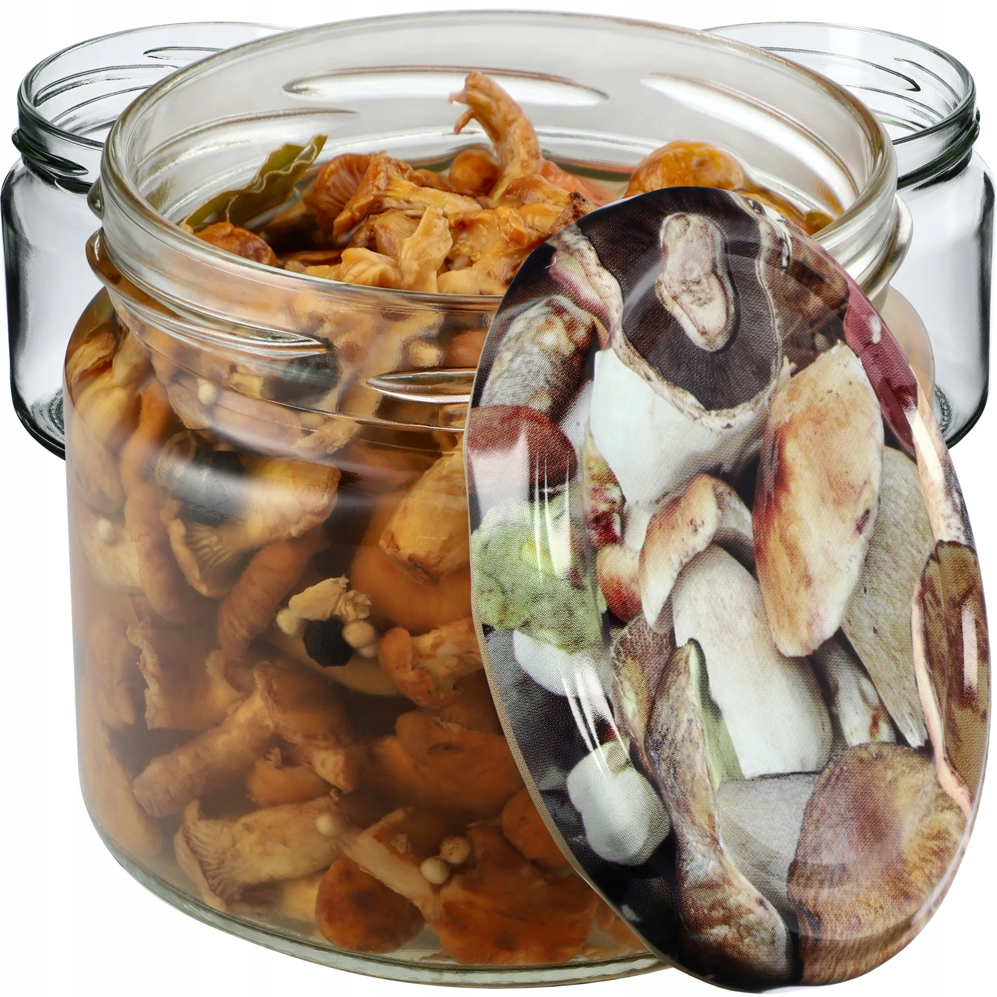 KADAX 10x Glazen Potten 330ml Potten voor Conserven, Jam, Honing met Deksel Fi82