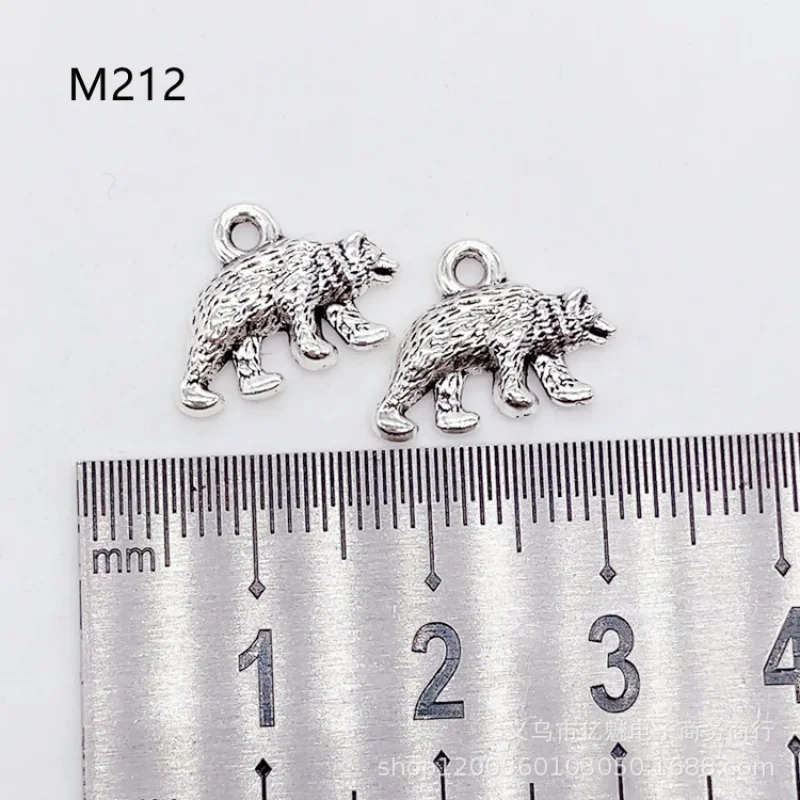 Factory Direct Sales 100Pieces DIY Accessories Set 15x11mm Bear Pendant Clothing and Bag Materials