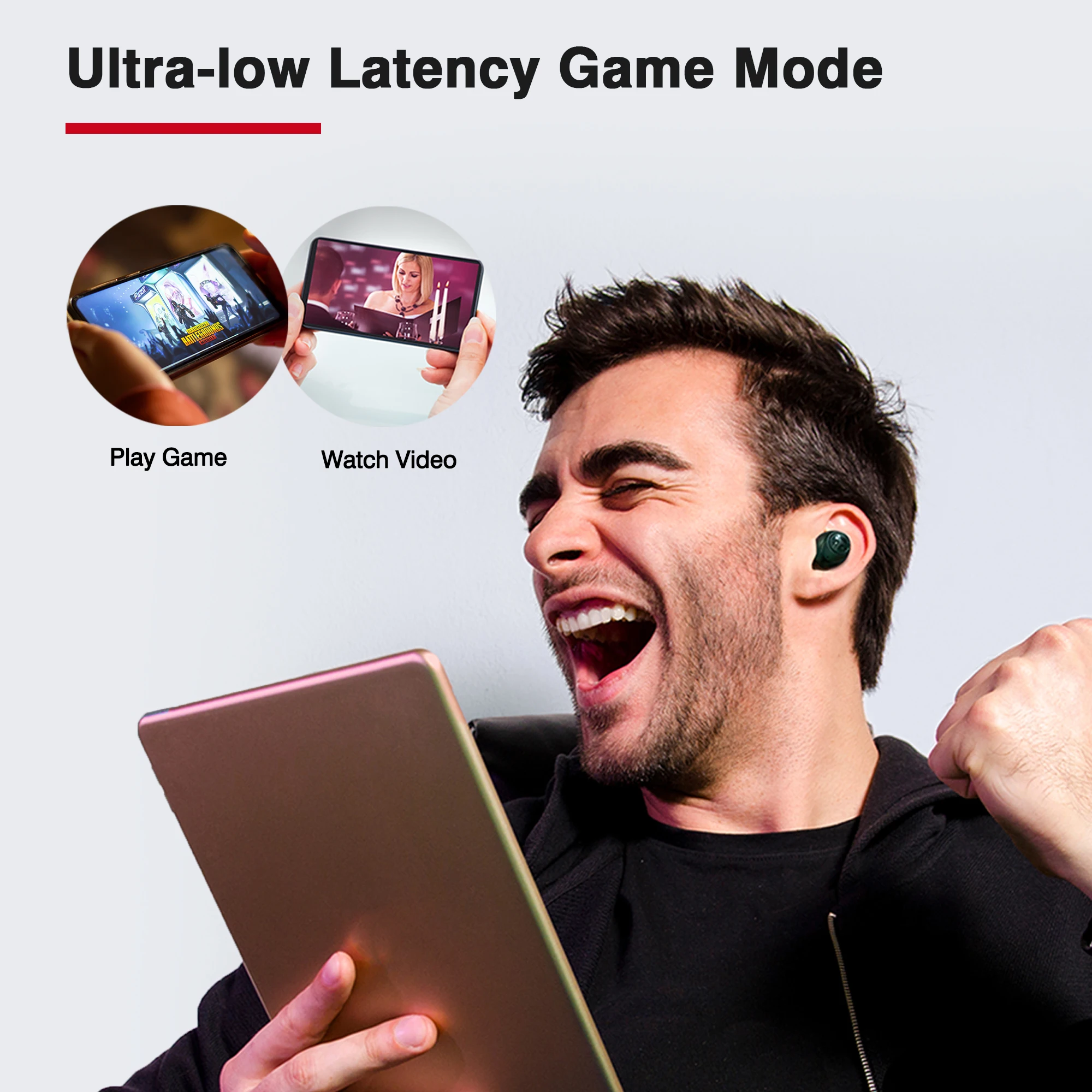 Tranya TWS T10B Chống Nước Thật Tai Nghe Nhét Tai Không Dây Bluetooth