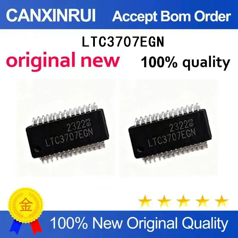 

(5-100 Pieces) New LTC3707EGN Package SSOP28 Voltage Reducing Switching Regulator Chip IC