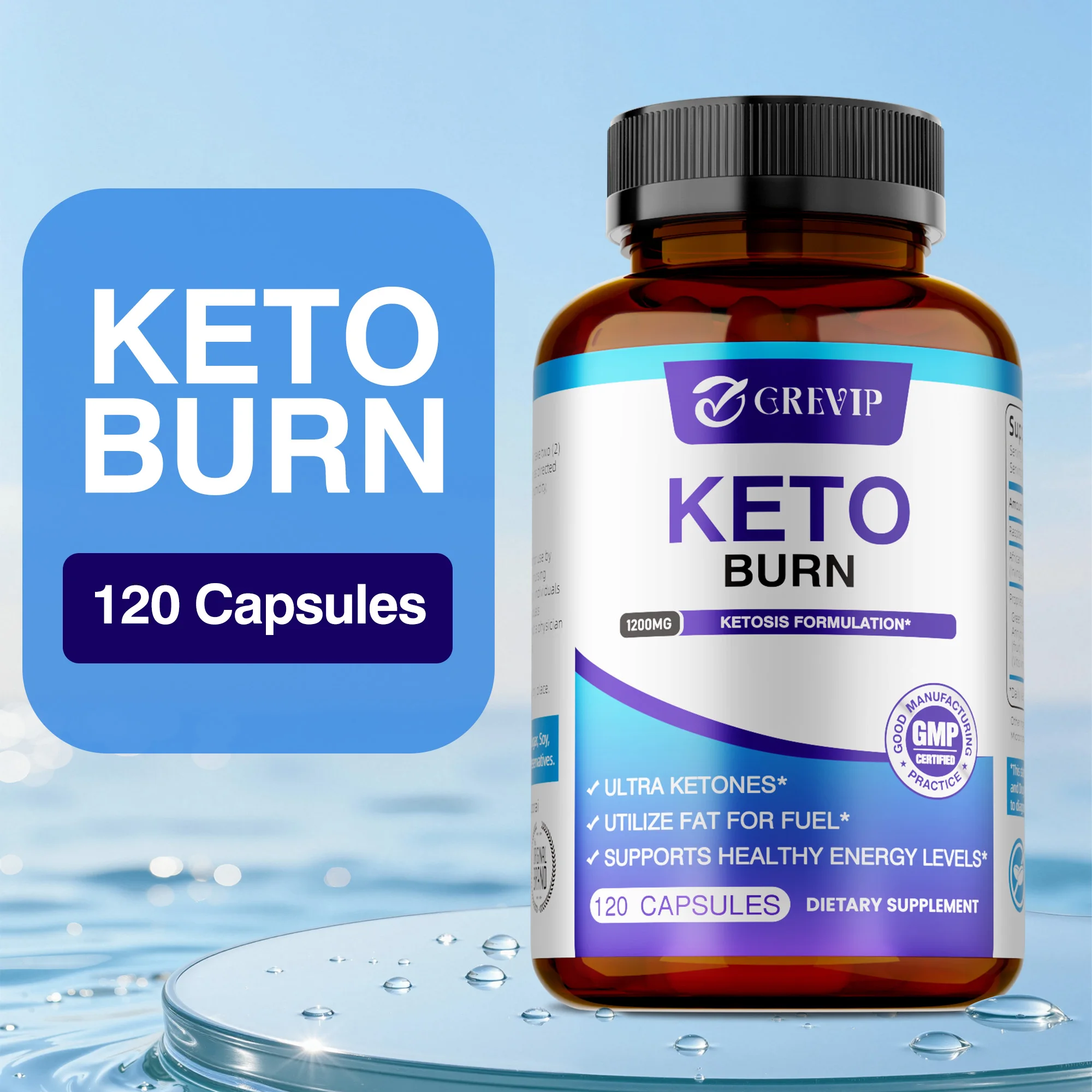 

Keto Capsules - Fat Burning, Detoxification, Weight Loss, Metabolism Boost, Weight Management, Immune System Boost