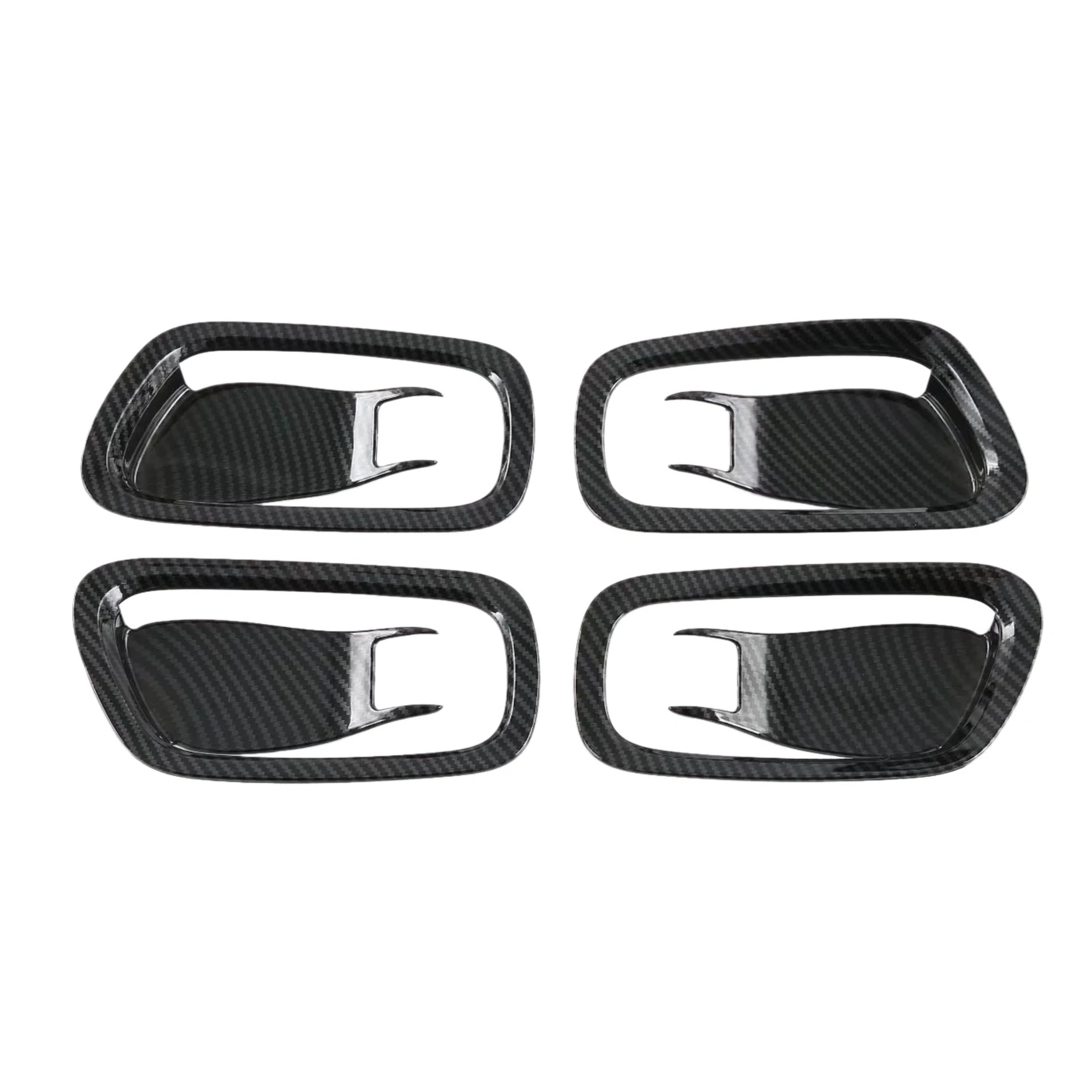 For Honda E:NS1 ENS1 2022 Carbon Fiber ABS Car Interior Door Bowl Cover Trim Car Styling