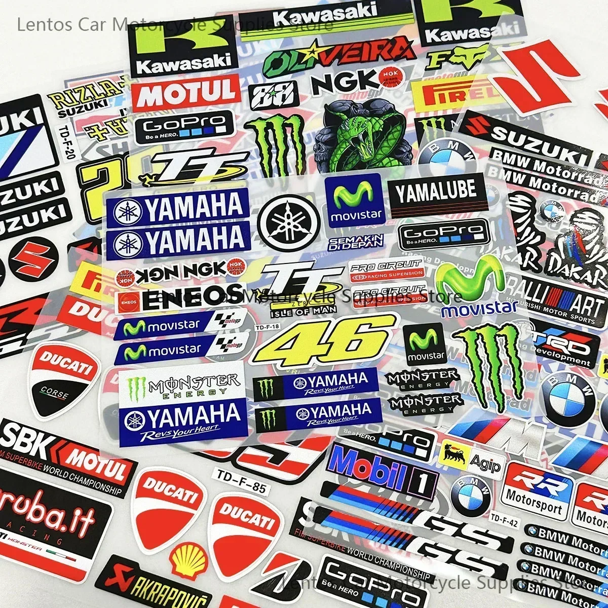 New Motorcycle Side Strip Sticker Car Styling Vinyl Decal for YAMAHAS BMWS HONDAS Motorcycle Sticker Reflective Stickers