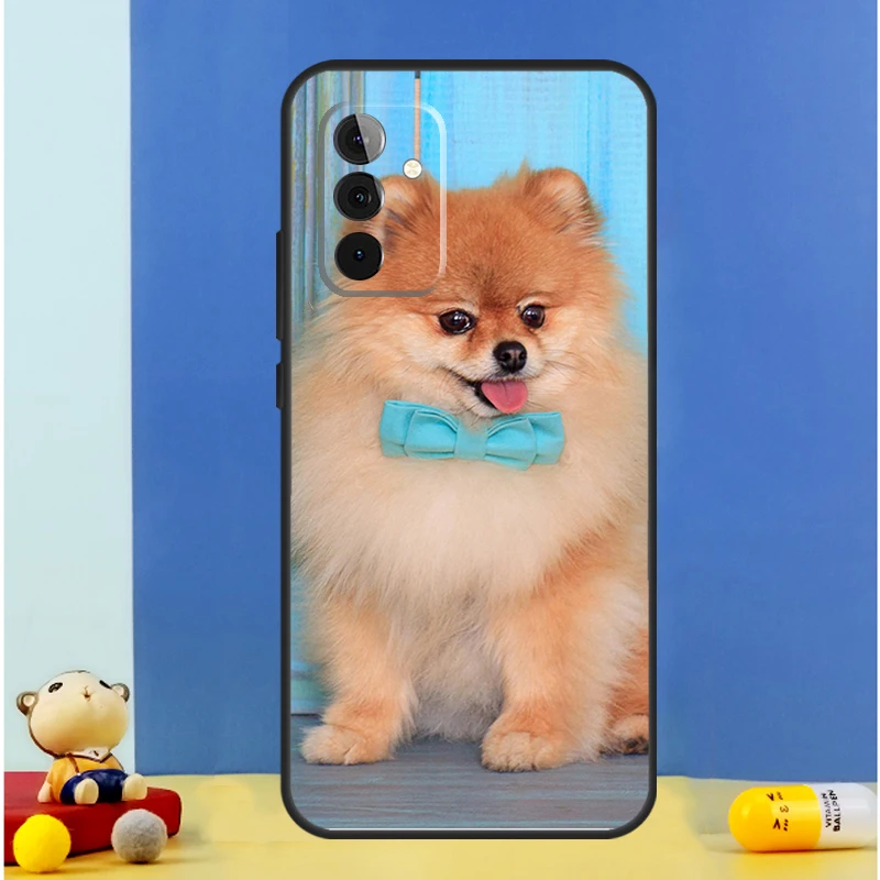 Pomeranian Dogs Dog Colorful Case For Samsung Galaxy A34 A14 A24 A15 A25 A12 A22 A32 A52 A51 A71 A13 A33 A53 A54 Cover image 4
