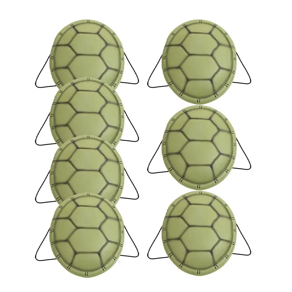 7 Pcs EVA Turtle Shells Realistic Texture Costume Accessories for Halloween Party Props Easy Clean cosplay turtle shells turtle