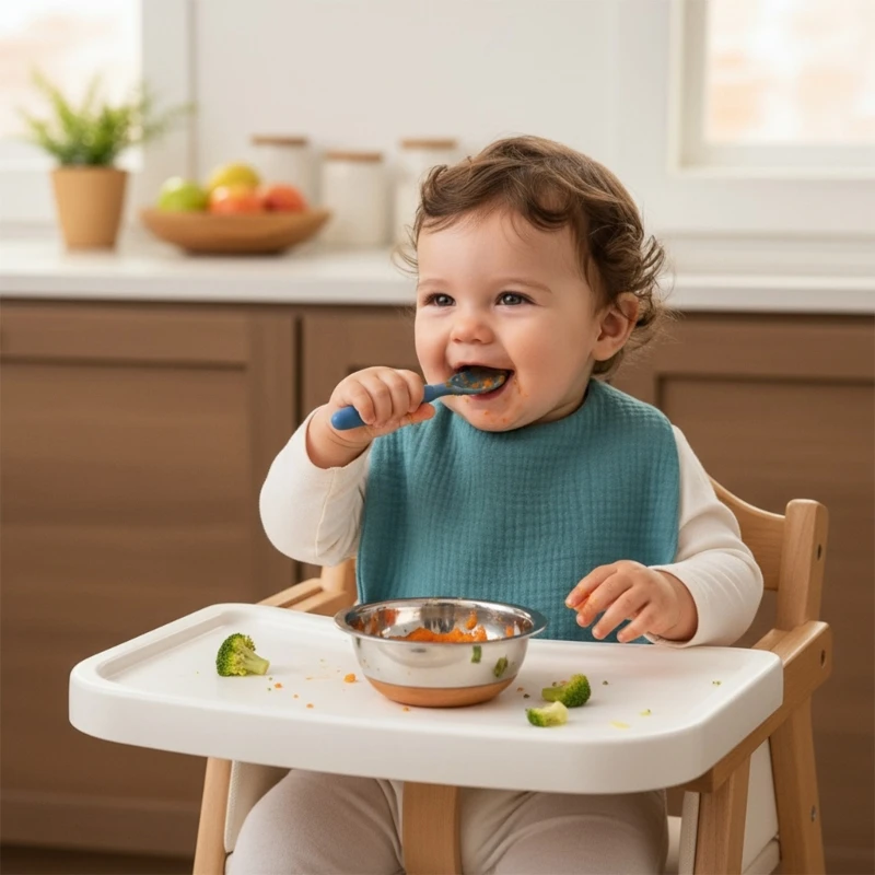 J15U Babador macio para bebês recém-nascidos algodão babando avental babadores alimentação