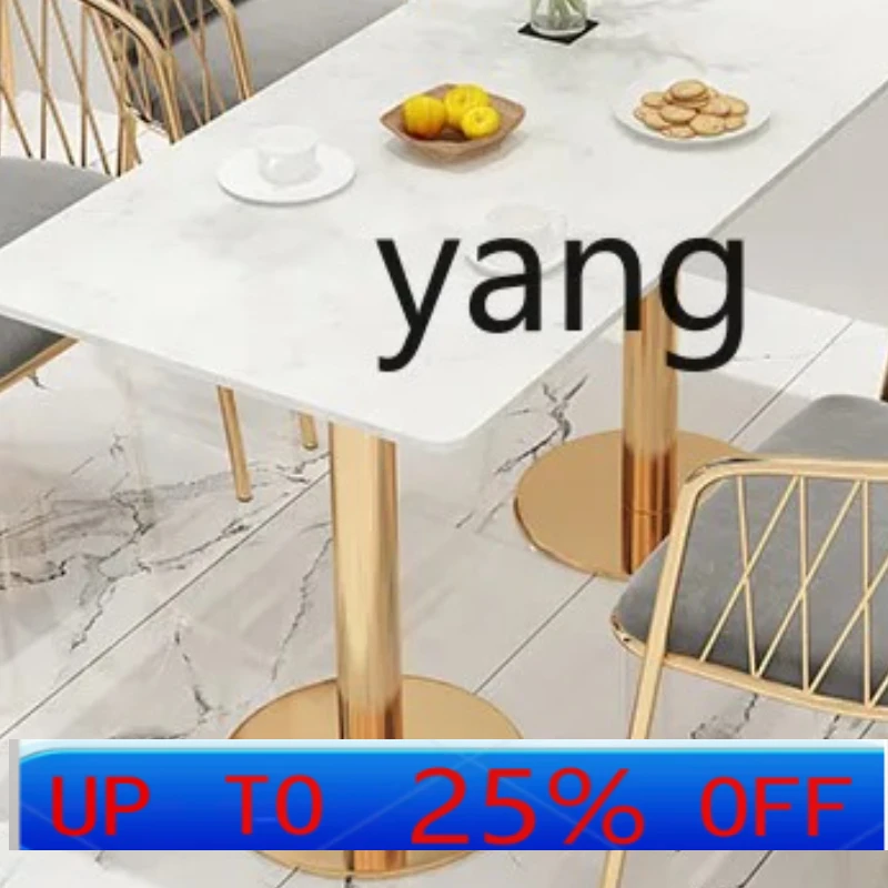

LMM milk tea shop table and chair sitting area reception dessert shop cafe table and chair combination