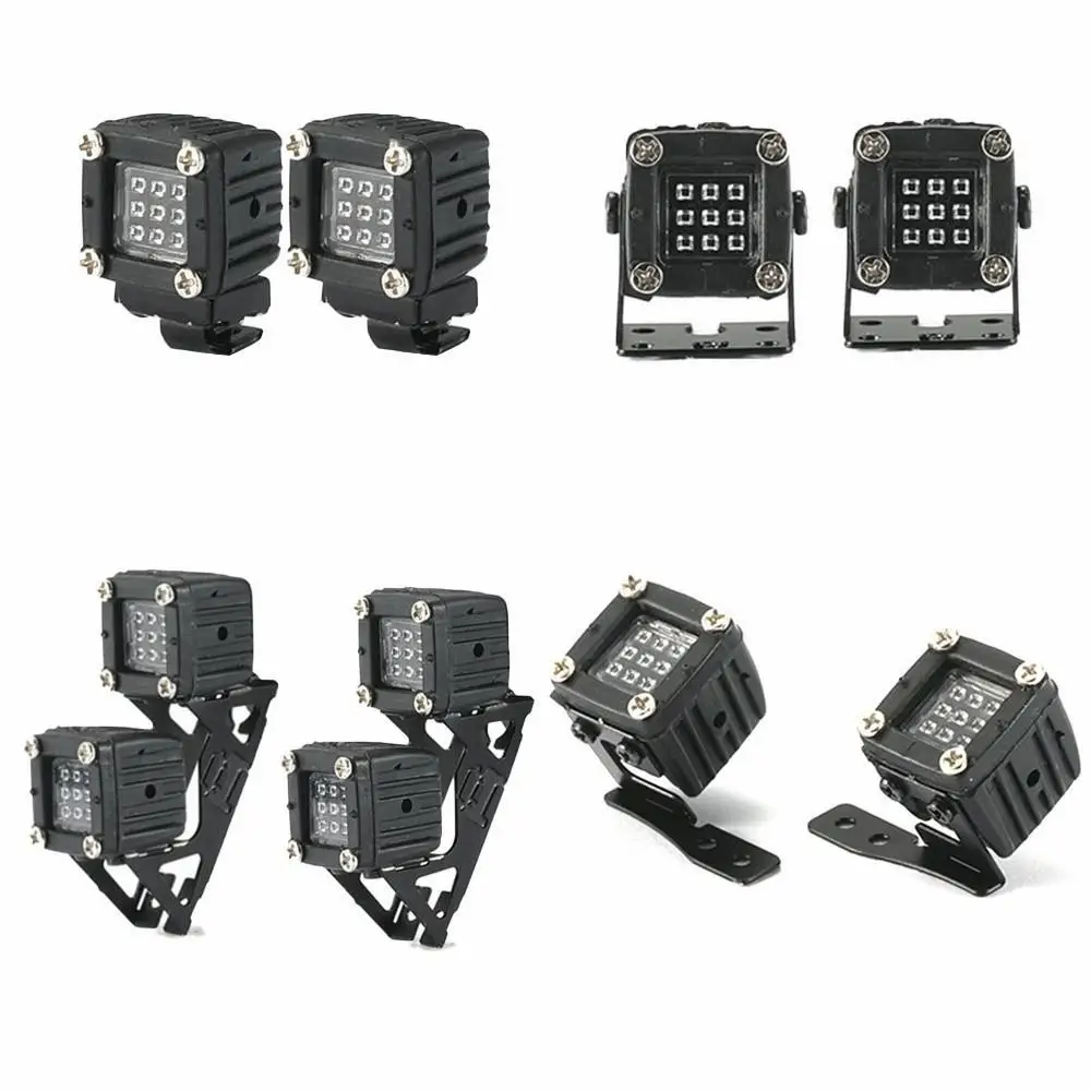 

Modified Headlight Spotlights Car Top Lights Bumper Lights For AXIAL SCX10 JEEP TRAX/AS TRX4 TRX6 1/10 RC Crawler Car