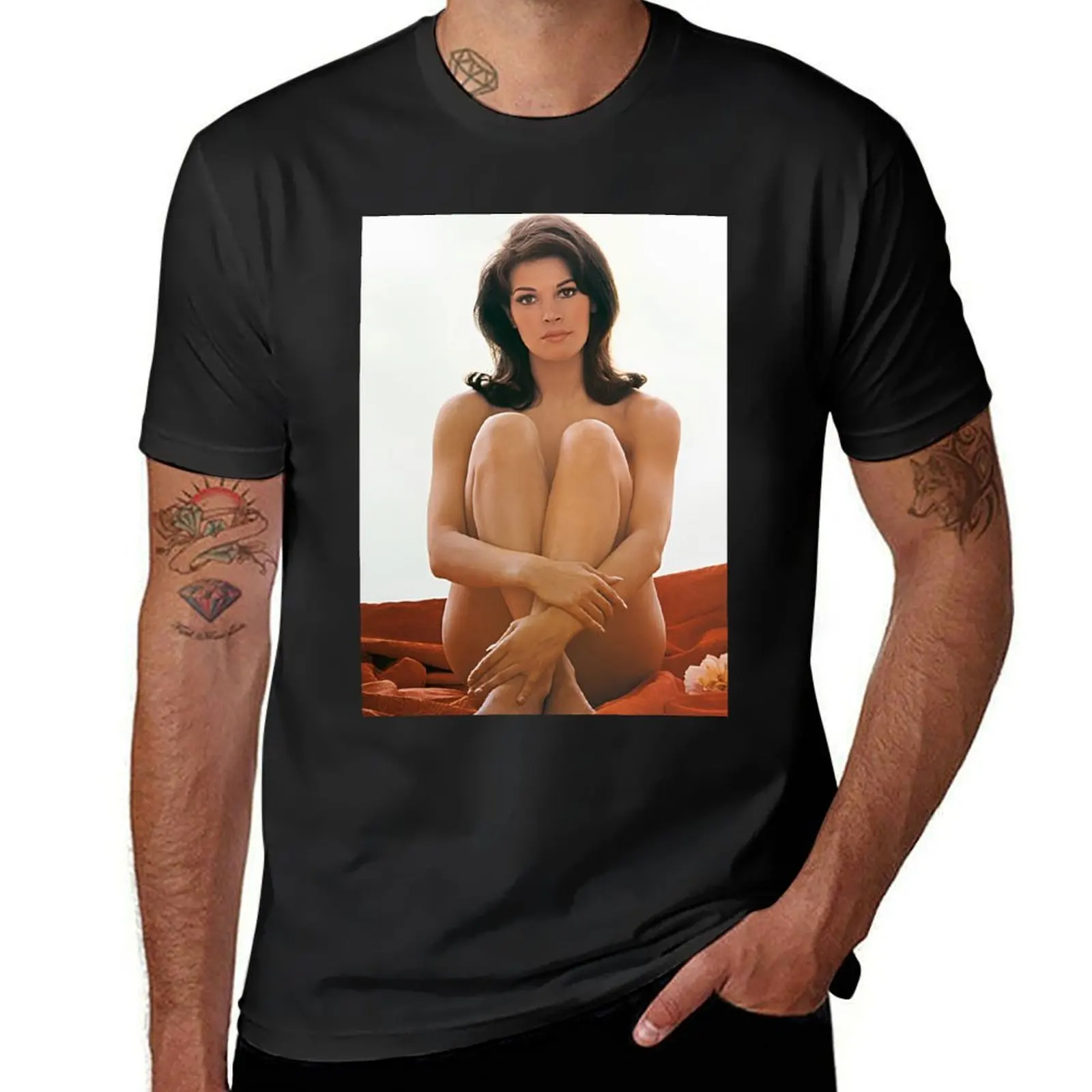 raquel welch T-Shirt Short sleeve tee kawaii clothes oversized Short sleeve tee men