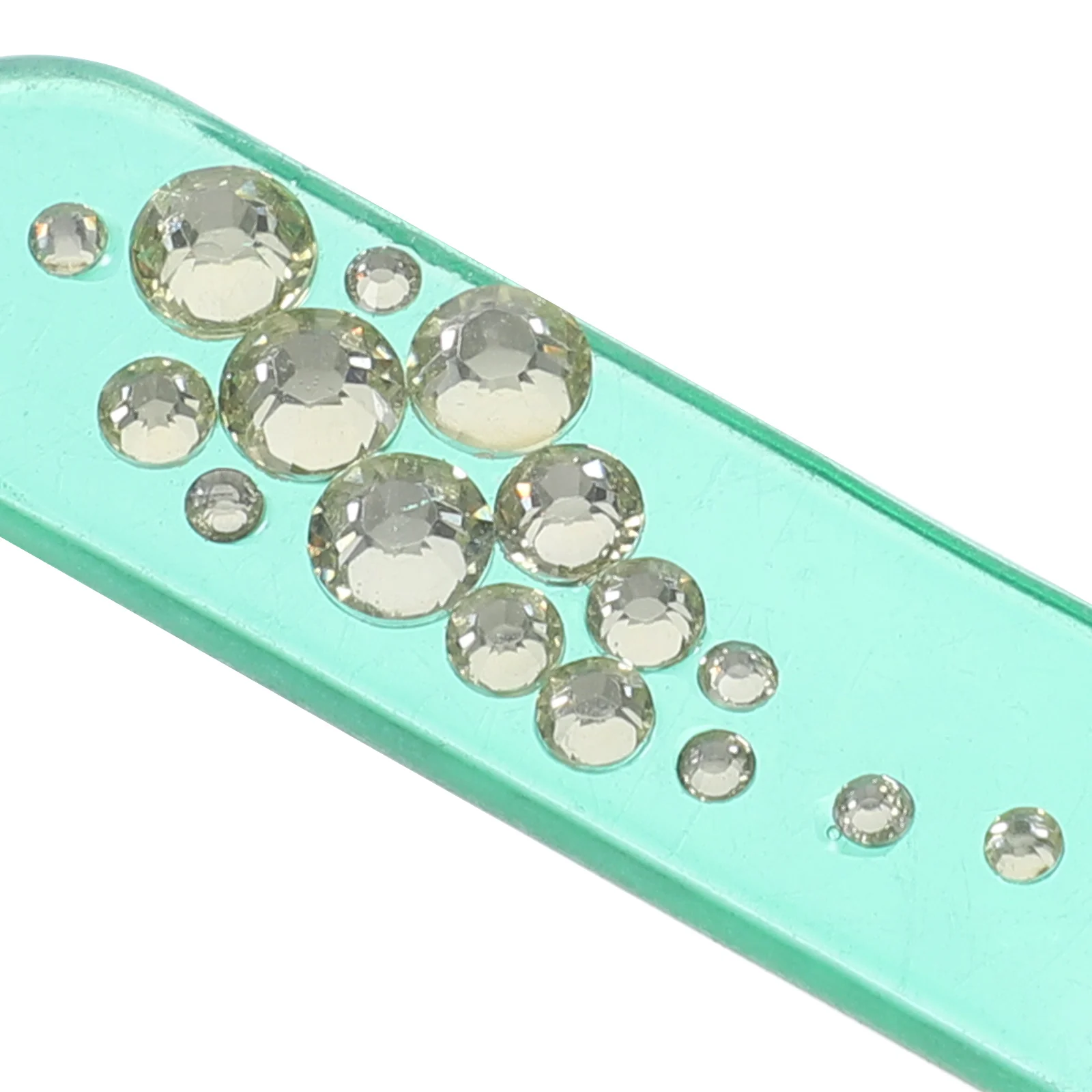 

2Pcs Colorful Glass Nail File Safe Nail Manicure Fingernail Care for Professional Home Use Fingernail Care Supplies