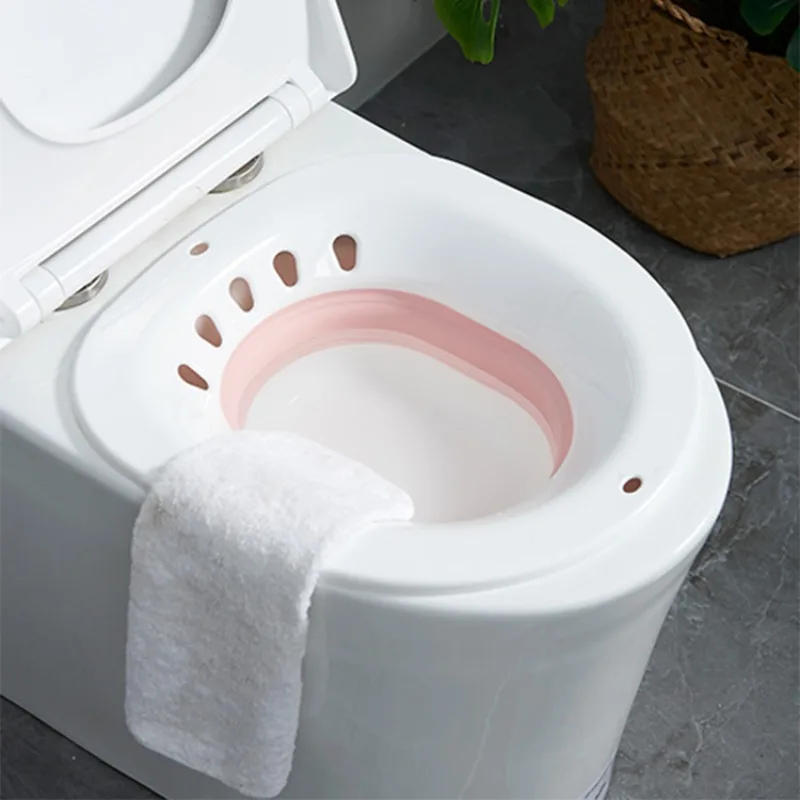 Factory direct sales Seat Plastic Sitz Bath for Hemorrhoids  Adults