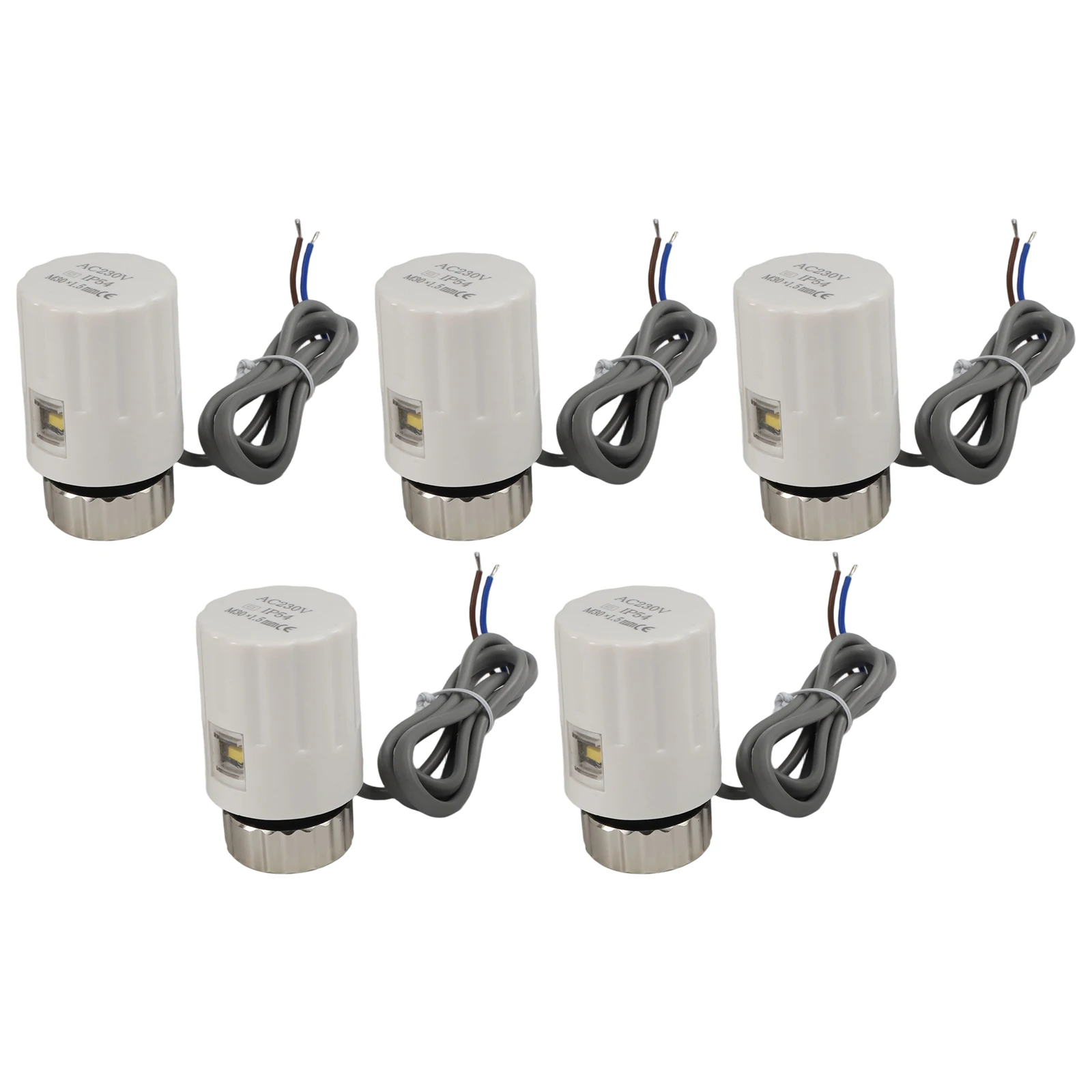 valvula-actuadora-de-calefaccion-electrica-juego-de-5-piezas-m30x15mm-230v-compatible-con-controladores-programables-para-radiadores-y-calefaccion-por-suelo-radiante