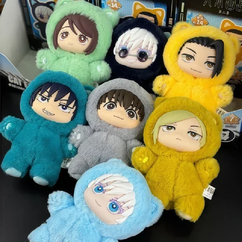 

In Stock Genuine Eaki Jujutsu Kaisen Season 2 Cat Park Party Gojo Satoru Blind Box Plush Doll Bag Pendant Model Collection