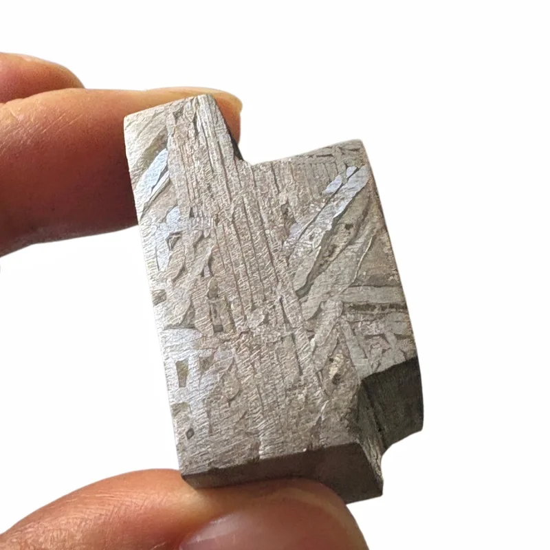 91.2g Muonionalusta Iron Meteorite Specimen Iron Meteorite Slice Natural Meteorite Material Collection - CC172