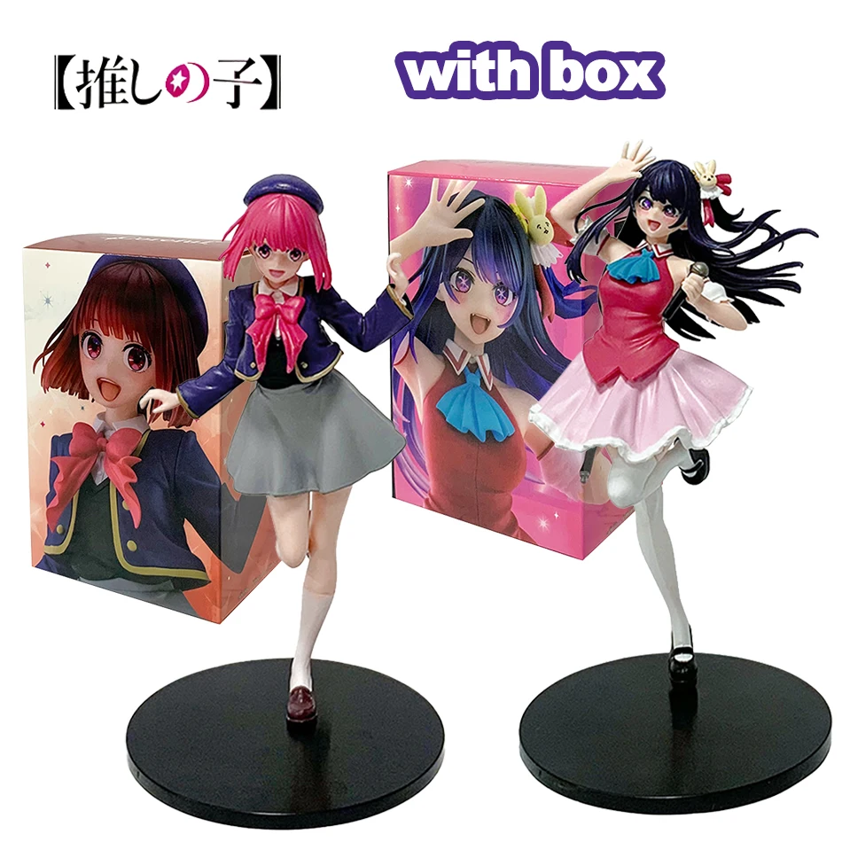 Figurki anime Oshi No Ko 19 cm, figurki Hoshino Ai, figurki Hoshino Ruby/Rubii, figurki Arima Kana, modele PVC, kolekcja ozdób, zabawki, prezenty