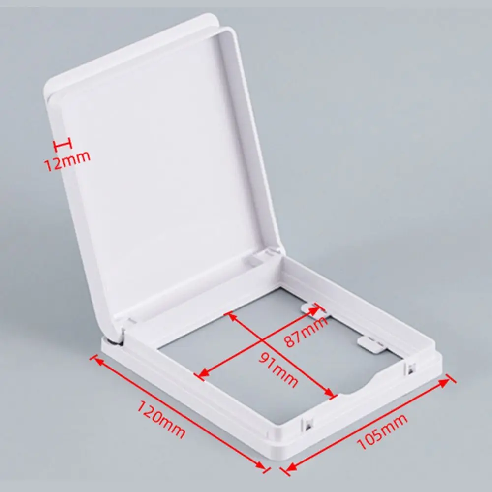 Wall-mounted Switch Protective Cover Self-Adhesive Plastic Protection Socket 86 Type Electric Plug Cover Bathroom