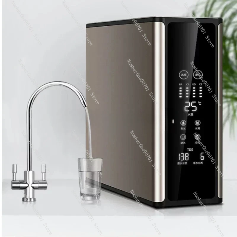 Domestic Kitchen Drinking Water Purifier, Large Flow Tap Water Filter, RO Pure Water Machine, Cask-Free, 600G, 800G