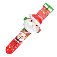 Projection Watch Toy Kids Watch 3D Santa Claus Projection Digital Watch Cartoon Light Up Watch Toy Educational Toy For Kids &