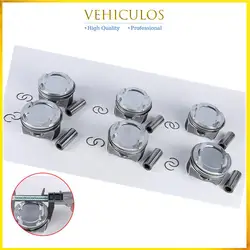 11258637989 11258638448 11258657760 11258638450 6pcs Piston Rings Set For BMW M140i M240i 340i 440i 540i 640i 740i X3 X4 B58B30