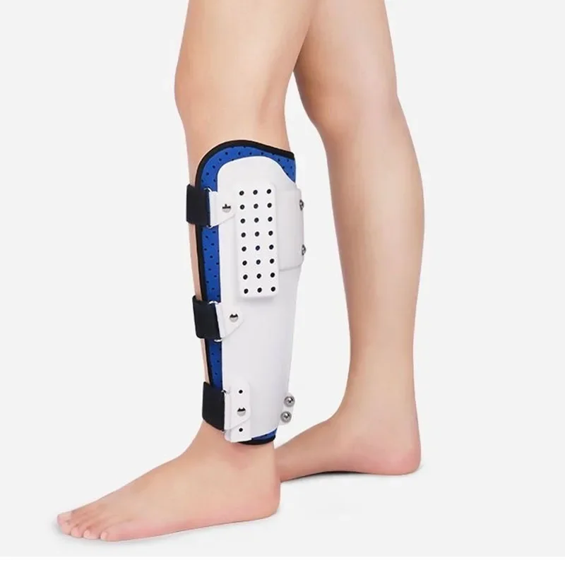 1 pz supporto per fissaggio della frattura delle gambe-per distorsione del polpaccio legamento strappo riabilitazione plantari supporto delle gambe