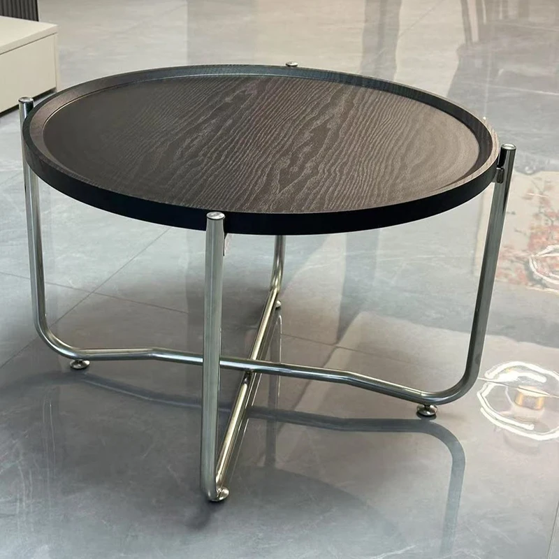 

Elegant Classic Coffee Table Aesthetic Modern Side Table Trendy Mini Bedside Living Room Table Basse Furniture Decoration