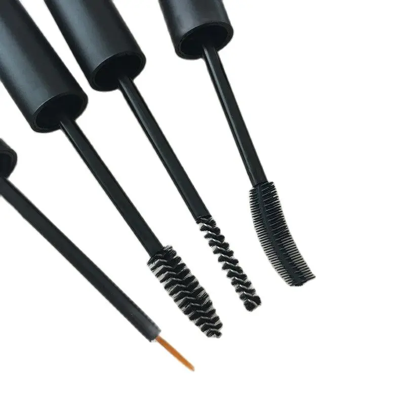 4 ml leere schwarze Mascara-Röhre DIY Wimperncreme-Fläschchen modisch mit silbernem schwarzem Deckel nachfüllbarer Behälter – Detail 3