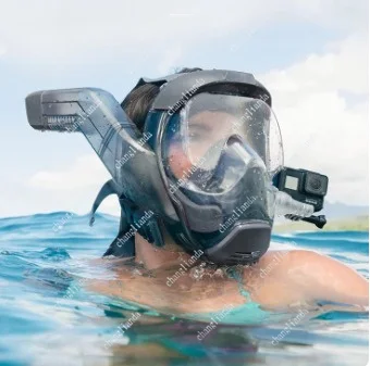 Snorkeling mask diving goggles adult anti-fog mask full dry snorkel equipment