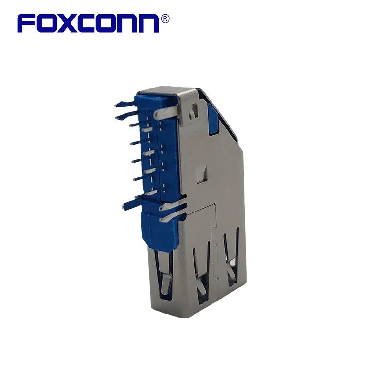 Foxconn UEA191C-40062-4H Side standing USB3.0 Flat mouth Connector Socket outlets