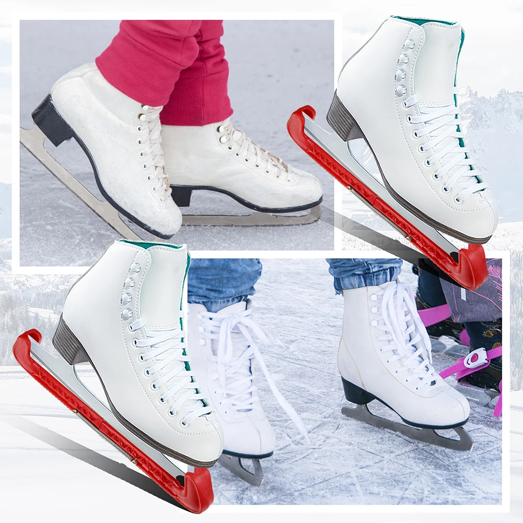 2 قطعة غطاء أحذية تزلج قابل للتعديل شفرة Guar واقية الحرس الرياضة شفرة الجليد سكين هوكي الجليد الشكل سكيت المشي شفرة #5