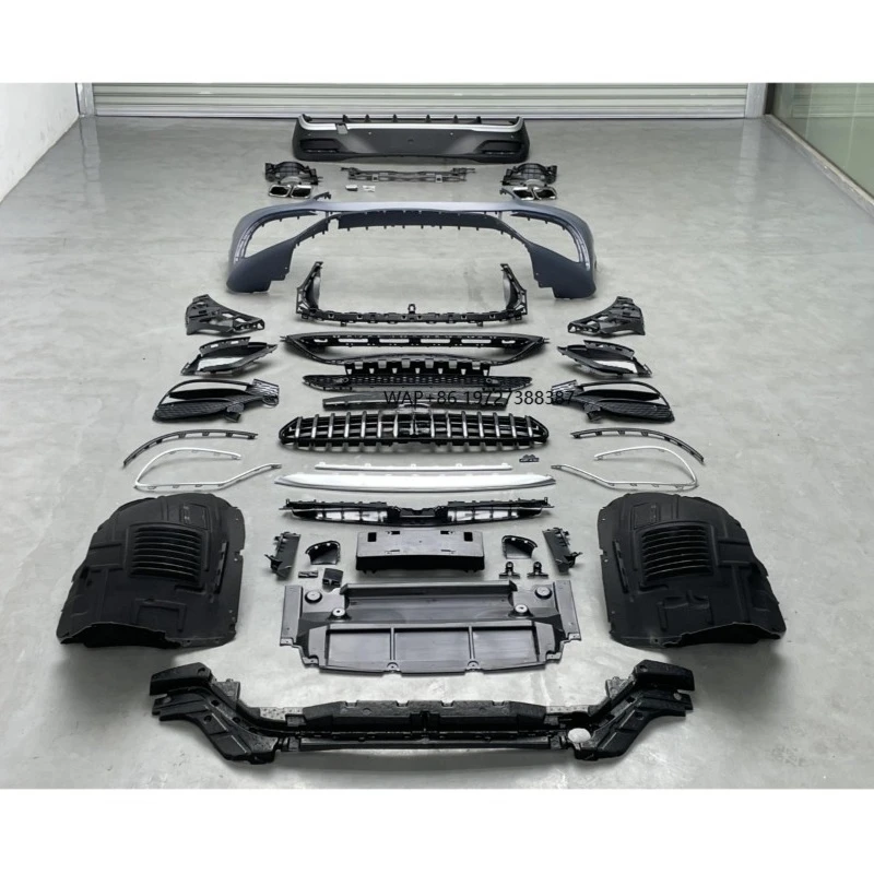 

GLE Class W167 to GLE63 Kit After 2020 Year Use Front Bumper Grille Coupe Rear Diffuser Exhaust Tips Body Kit Facelift Set