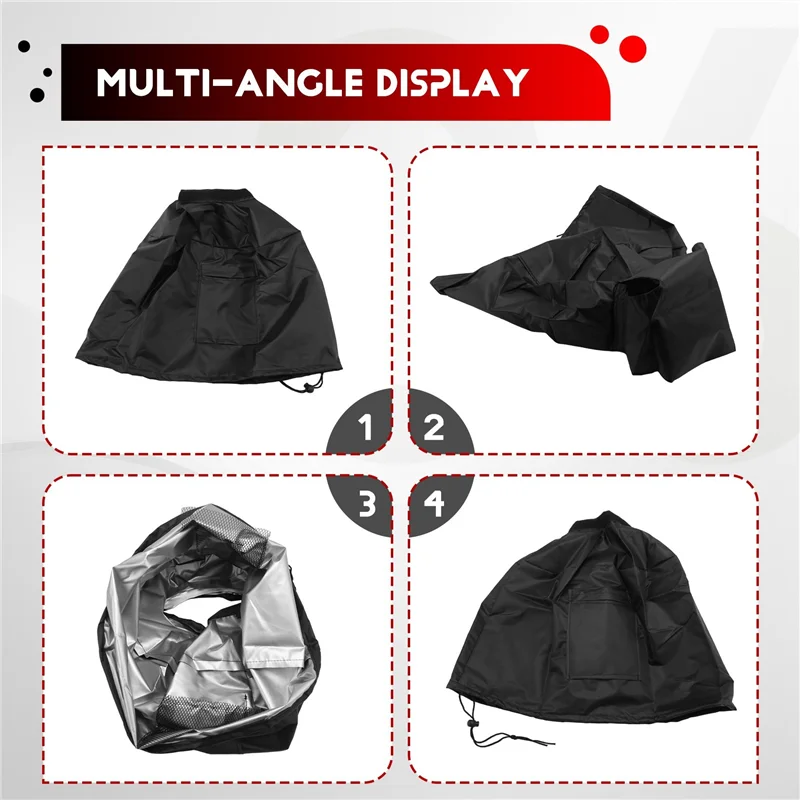 XSXS-80 Lbs Propane Tank Cover,Travel Trailer Propane Tank Cover,Water & Wear-Resistant,Traveling & Camping B