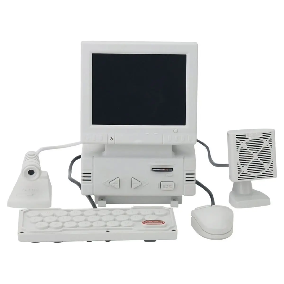 DIY Retro Computer-Design Game Console Support AV Input HD 3.5-Inch LCD Screen with 8G Memory Card