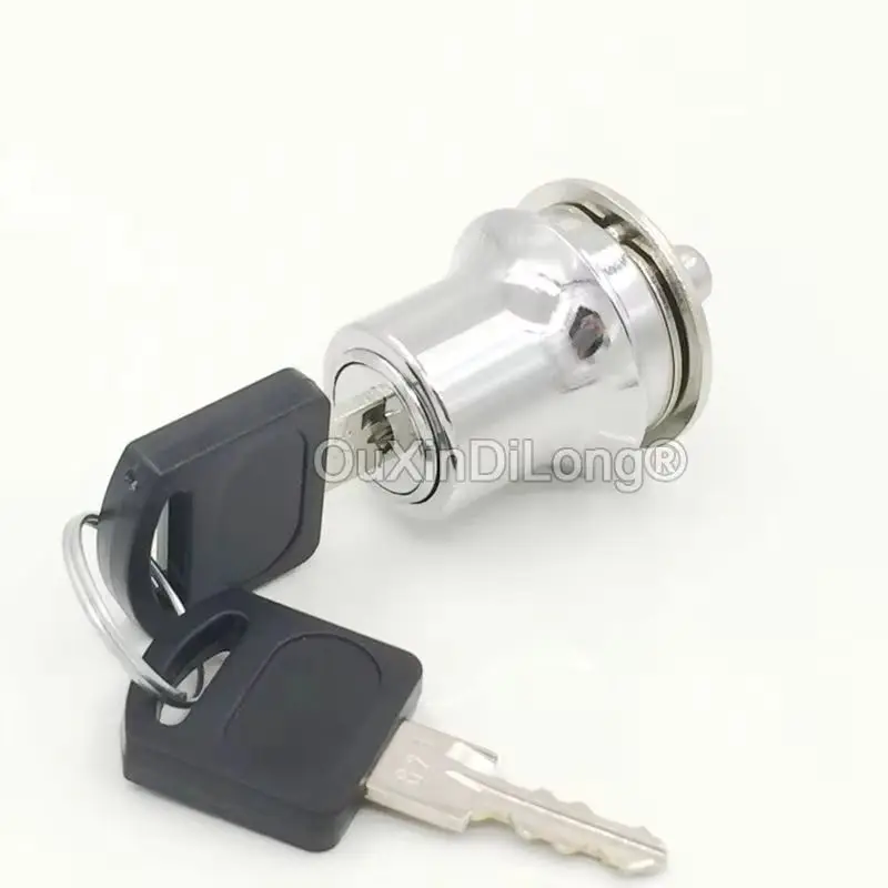 Wholesale 50PCS Zinc Alloy Glass Cabinet Locks Mall Display Cabinet Sliding Door Locks Glass Showcase Rack Push Button Locks