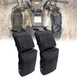2PCS ATV Fender Bags ATV Tank Saddle Bags Cargo Storage Hunting Bag Motorcycle Saddlebag Tank Bag