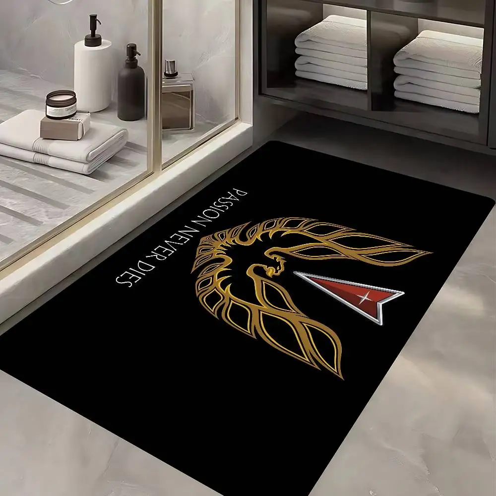 Pontiac Firebird Trans Floor Mat Kids Room Bedroom Decoration Balcony Anti-Slip Doormat Living Room Welcome Rug