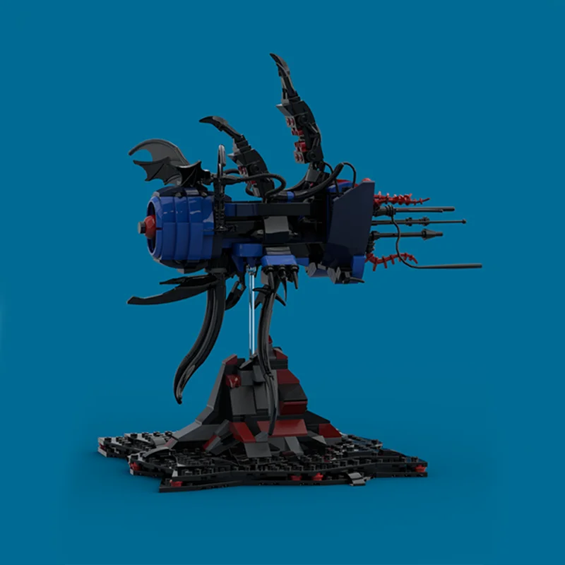 610 قطعة MOC نموذج الرعب الكوني اللبنات العمارة هدية الكريسماس تجميع اللعب لتقوم بها بنفسك فكرة إبداعية التعليم للأطفال #2