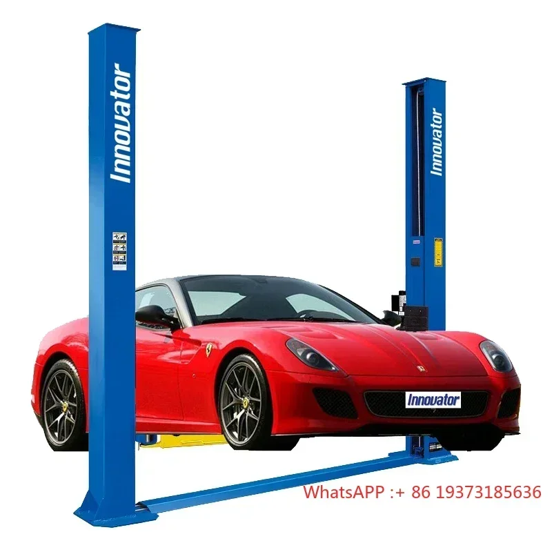 2 Post Base Plate Car Lift Hydraulic Car Hoist Electric Garage Vehicle Lift 4000KG Capacity