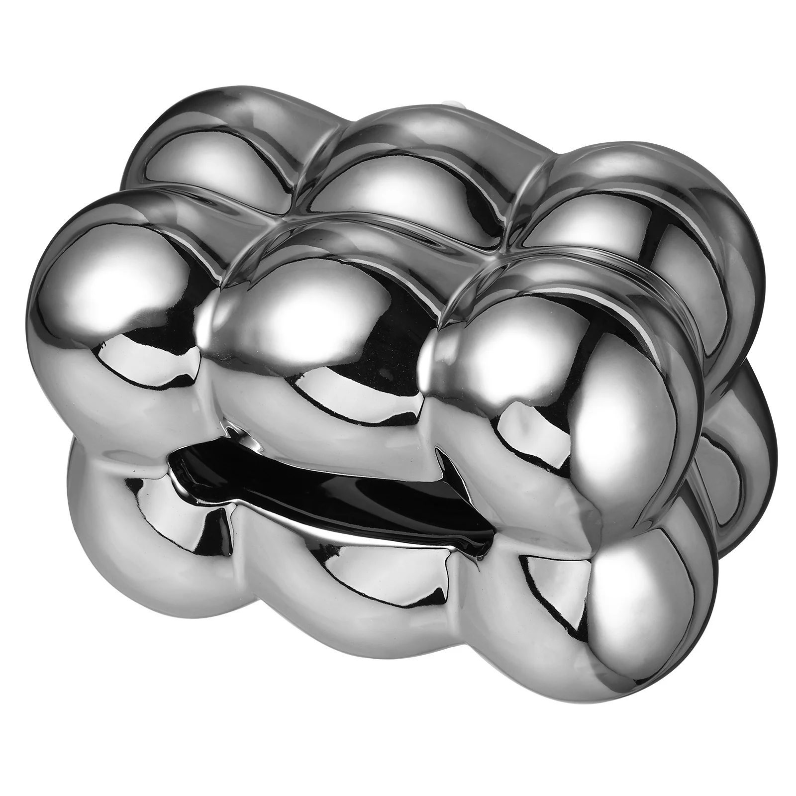 

Creative Ceramic Storage Box Desktop Tissue Holder Large Capacity Bubble Design for Home Bathroom Bedroom Living Room Decor