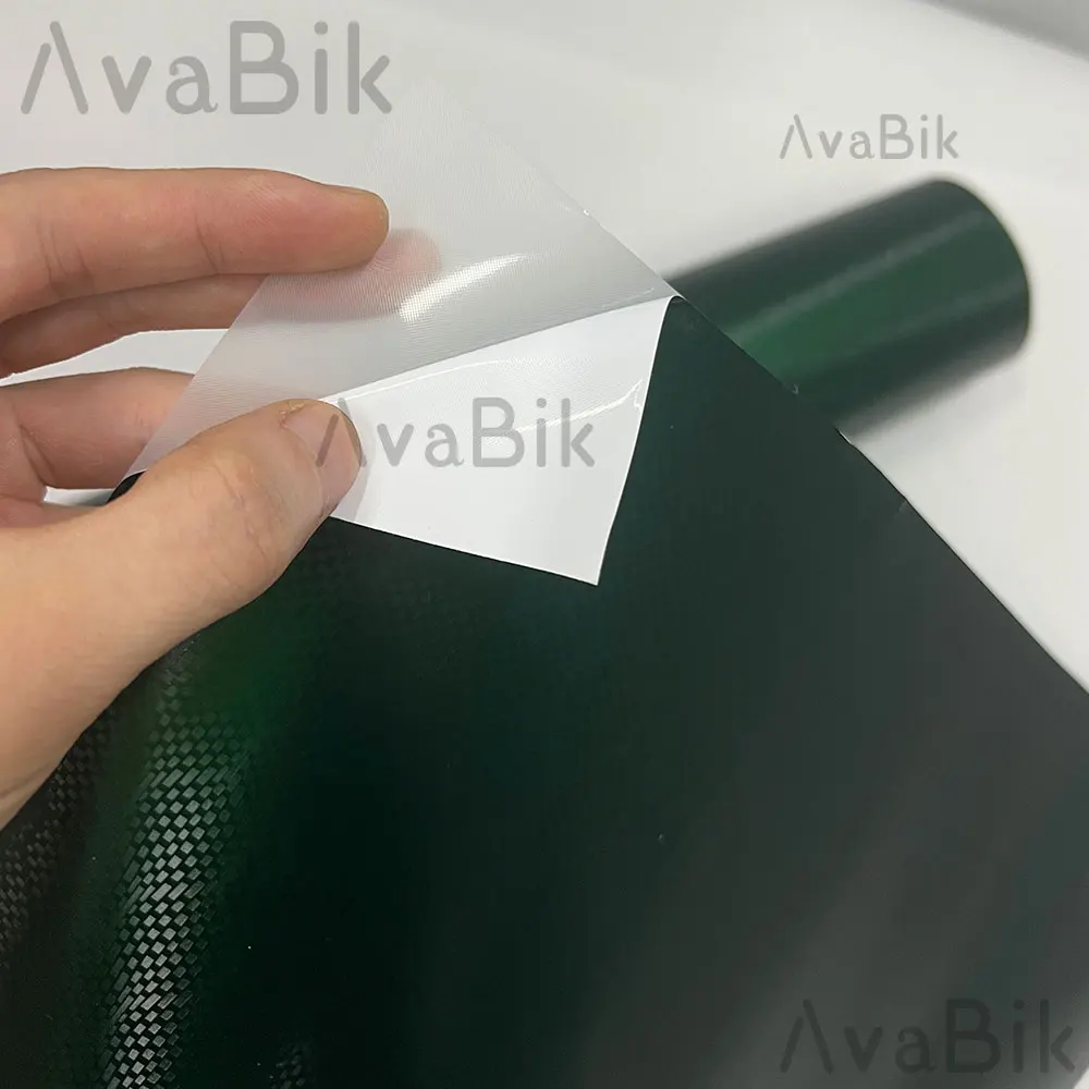 50x152cm Retail Green 6D Honeycomb Carbon Fiber Vinyl Film Interior and Exterior Anti-scratch Diamond Pattern Matte Car Sticker