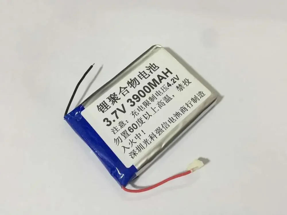 Nova bateria de polímero de lítio 3.7v de capacidade total 905070 3900mah gps walkie talkie/equipamento/mini