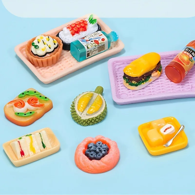 Random Style Bag Cute Miniature Mini Model Toys Food Toy Blind Box Daycare Educational Toy Mini Surprises Model Ornaments Gift