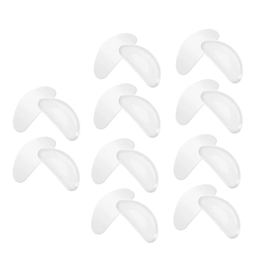 10 Pairs Non-slip Nose Pads Silicone for Glasses Eyeglasses Nasal Strips Sunglasses