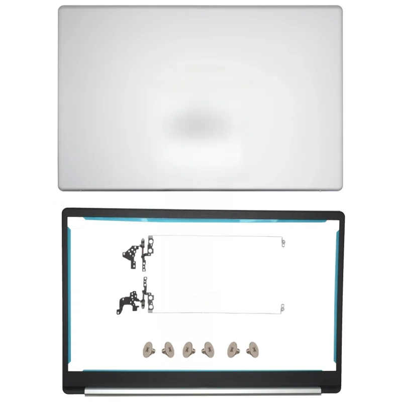 New For HP 15 FC 15 FD TPN Q286 LCD Back Cover Front Bezel Hinges N36090 001 Laptop Replacement Parts
