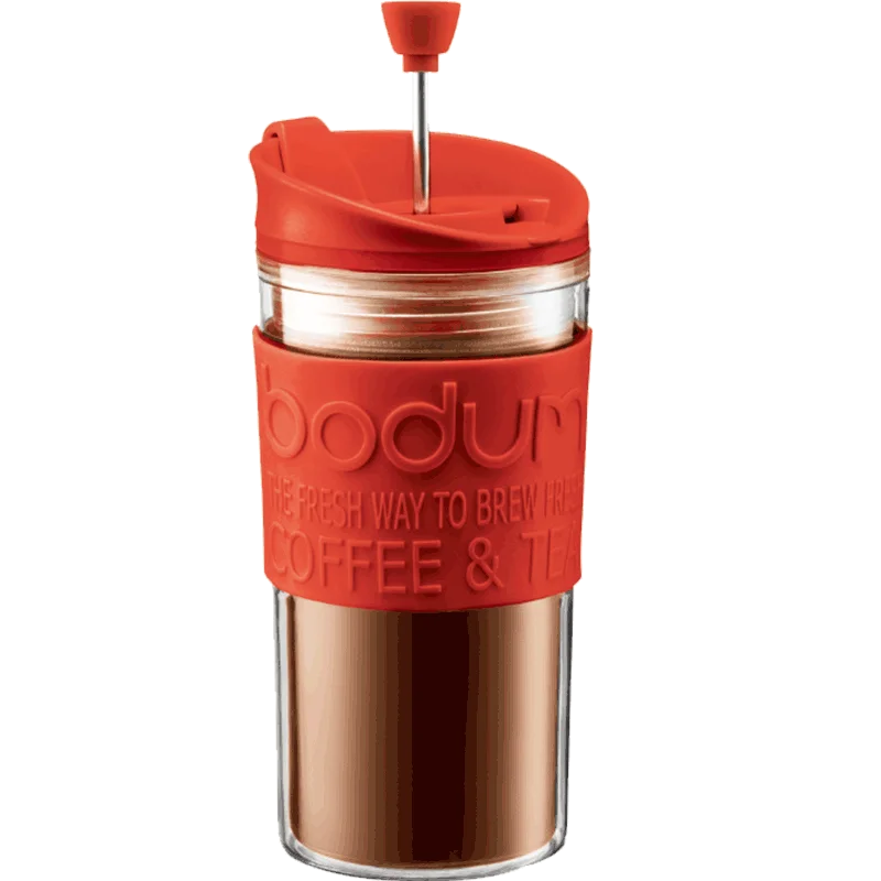 Bodum Bolton Original Imported Press Filter Type Traveling Cup Double Layer Press Cup Coffee Water Cup Portable with Filter ins