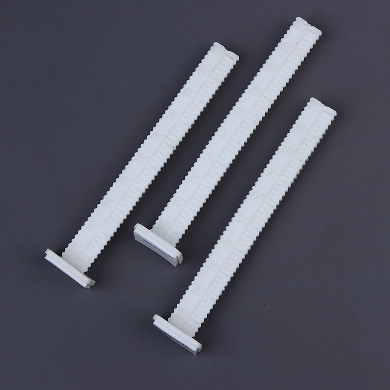 10Pcs 100mm White Level Stick Pegs Elevation Ruler For Floor Measure Poured Self Leveling Pins Tools 2*10.2cm