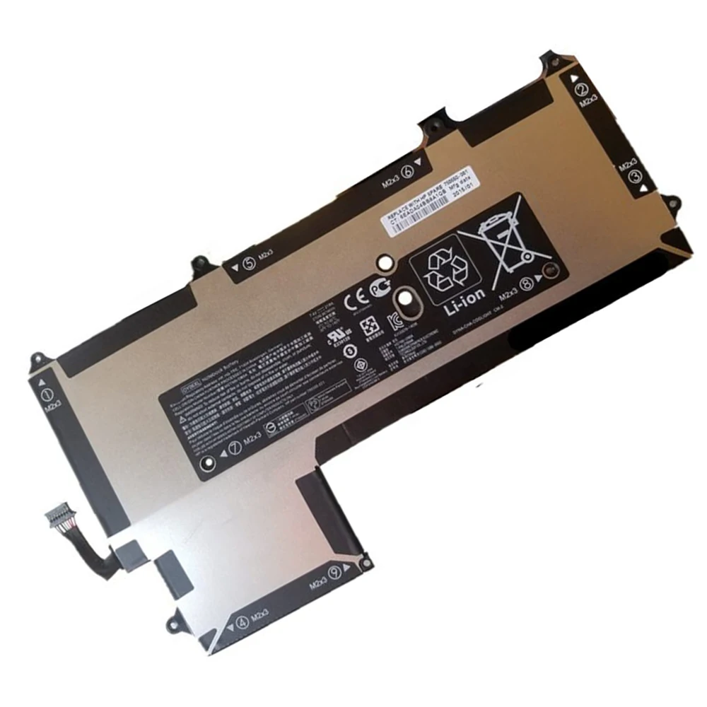 Imagem -06 - Nova Bateria Original Genuína do Portátil Ei06xl 7.4v 21wh para hp Elite x2 1011 g1 Hstnn-db6a 750550 006 750550 -001